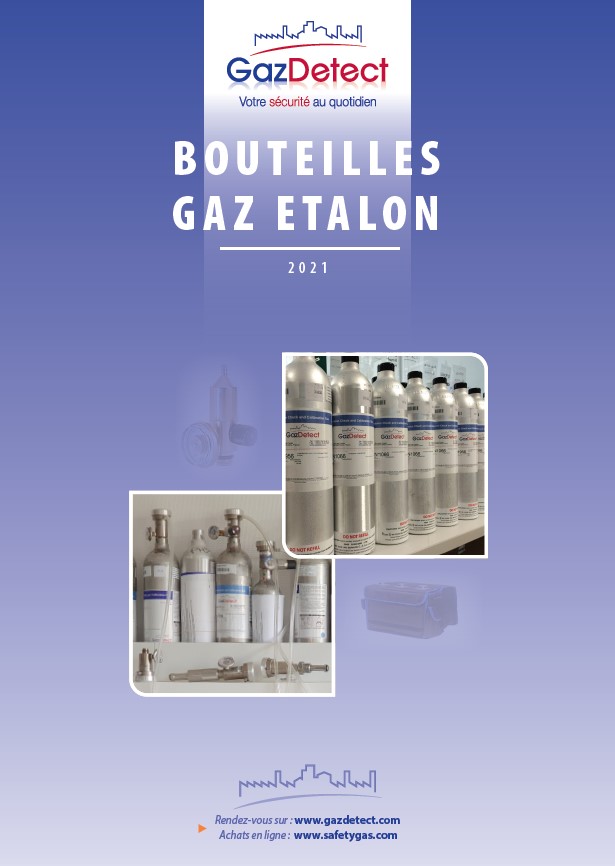 Catalogue bouteilles gaz étalon