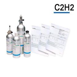 Bouteille Acétylène (C2H2) gaz étalon de la marque Air Products