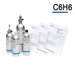 Bouteille gaz étalon Benzène, gaz de calibration C6H6 de Air Products