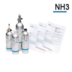 Bouteille gaz étalon NH3 ammoniac de Air Products pour étalonnage détecteur gaz