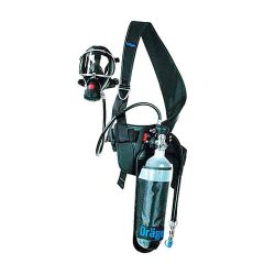 Appareil respiratoire isolant pour interventions de courte durée PAS Colt de Dräger avec inverseur automatique et connexion d'adduction d'air