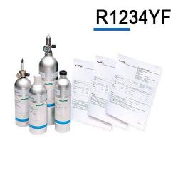 Bouteille gaz étalon R1234YF, gaz de calibration réfrigérant fréons de Air Products pour étalonnage détecteurs gaz