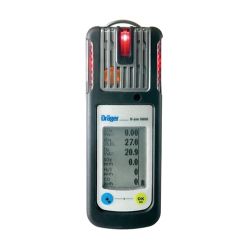 Détecteur multigaz portable X-am 5600 de Drager, dédié à la détection d'oxygène, chlore, monoxyde de carbone hydrogène, acide cyanhydrique, ammoniac, phosphine, dioxyde de soufre, phosgène, ozone ainsi que les amines, odorants et différentes vapeurs organ