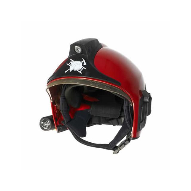 Casque pompier rouge HPS 7000 Drager