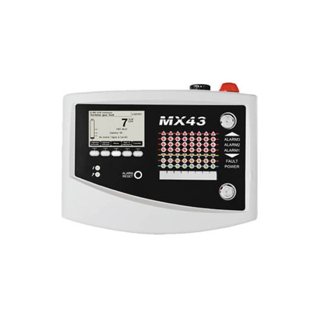 Centrale de détection gaz MX43 (jusqu'à 32 détecteurs gaz)